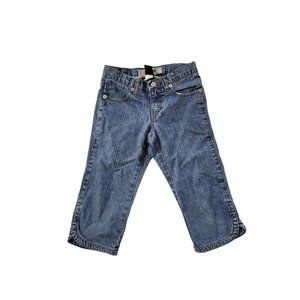 Gap Kids Girls Jeans Capri Stretch Denim Blue Size 6